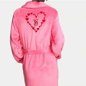 Pink Victoria's Secret Rose Garden Robe | Valentine's Day Size M/L | NWT